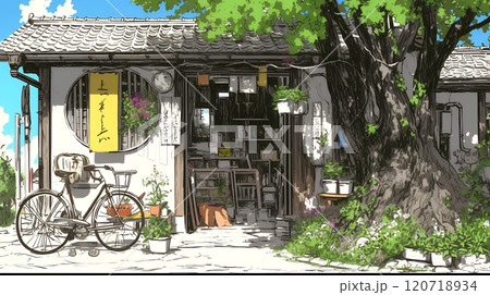 昭和感のあるレトロな店構え