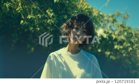 美しい女性のポートレート 美しい女性のポートレート 120719181