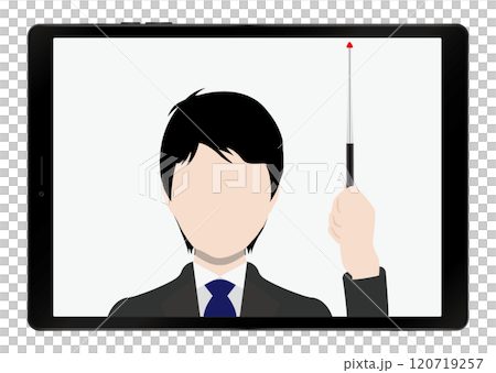 タブレットとオンライン 120719257