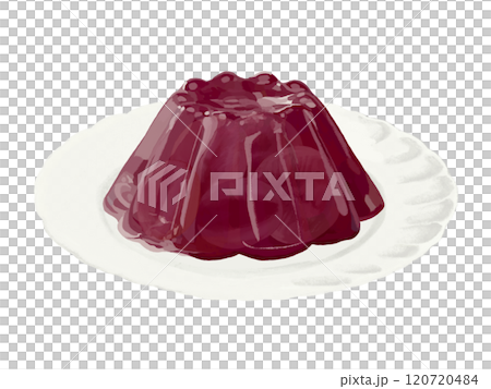 Fruit jelly (grapes, pulp included) with plate 120720484