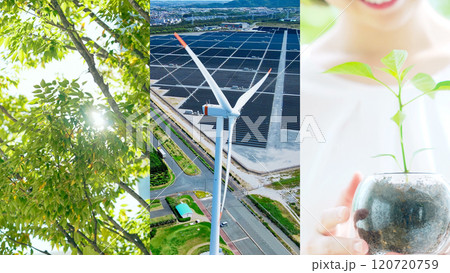 環境イメージのコラージュ 環境イメージのコラージュ 120720759