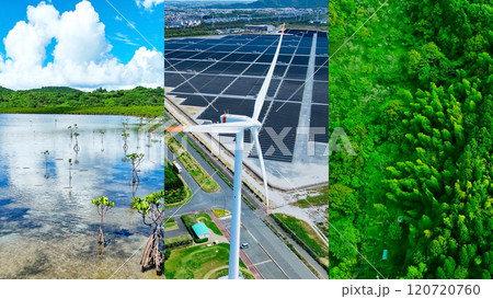 環境イメージのコラージュ 120720760