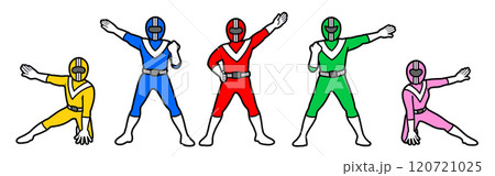 ヒーロー戦隊全員集合！	 120721025