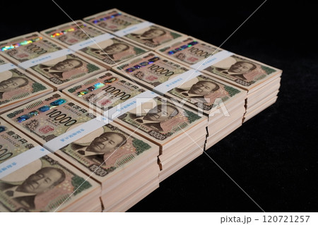 一万円札　札束 120721257