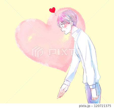 告白する男性　真剣 120721375