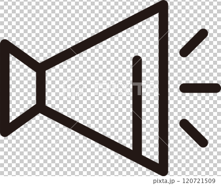 Business icon megaphone loudspeaker pictogram emoticon line decoration illustration material Business icon megaphone loudspeaker pictogram emoticon line decoration illustration material 120721509
