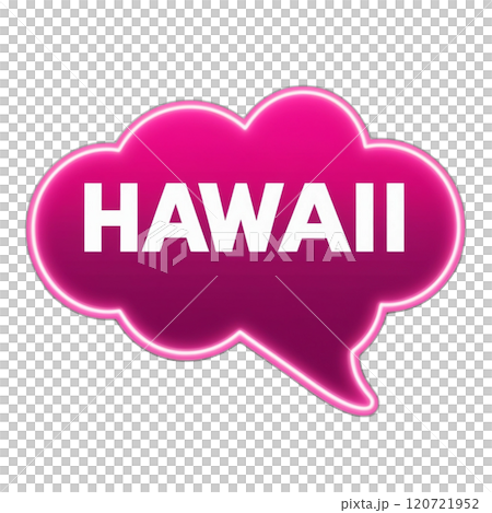 帶有文字的霓虹色語音氣泡 120721952