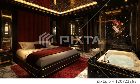 ムードのあるベッドルーム ムードのあるベッドルーム 120722265