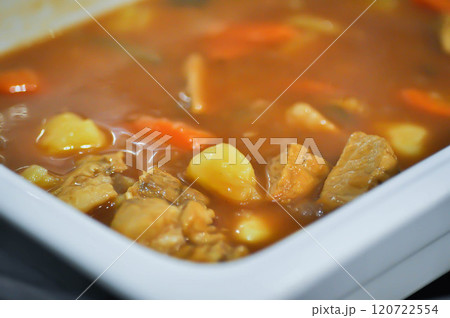 pork stew , stew pork or Irish Stew or Cocido montanes or Japanese stew 120722554