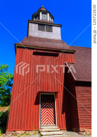 Seglora Church in Skansen open air museum, Stockholm, Sweden 120722630