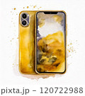 スマートフォンの水彩画 120722988