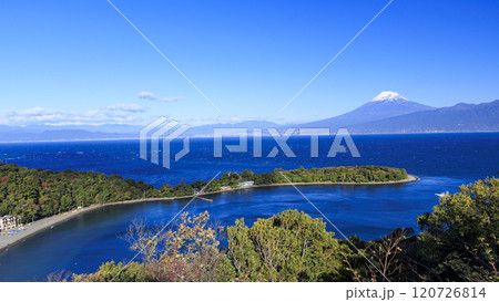 駿河湾越しに望む富士山 駿河湾越しに望む富士山 120726814
