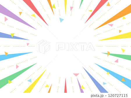 紙吹雪が飛ぶポップな背景 120727115