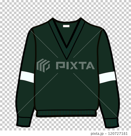 V領毛衣插畫 V領毛衣插畫 120727181