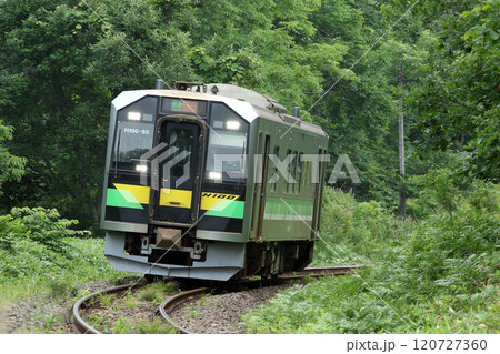夏野湿原を駆ける釧網本線普通列車 JR北海道一般形気動車 H100 DECMO 夏野湿原を駆ける釧網本線普通列車 JR北海道一般形気動車 H100 DECMO 120727360