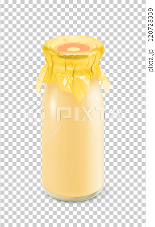 水果牛奶奶瓶插畫寫實 120728339