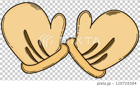 Brown winter gloves 120728384