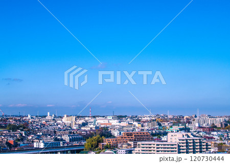 日本の横浜都市景観 たまプラーザ駅などを望む=令和6年11月27日 日本の横浜都市景観 たまプラーザ駅などを望む=令和6年11月27日 120730444