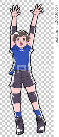 Illustration of a girl playing blocks 120730657