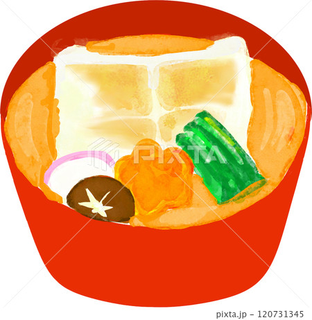 お雑煮 関東風 澄まし汁 120731345