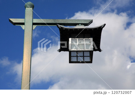 佐賀県嬉野市 塩田津の町並み レトロな街灯 佐賀県嬉野市 塩田津の町並み レトロな街灯 120732007