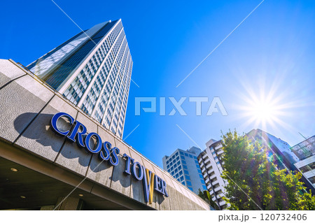 日本の東京都市景観 渋谷クロスタワーなどを望む=25日 日本の東京都市景観 渋谷クロスタワーなどを望む=25日 120732406