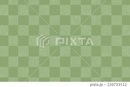 和柄 緑 市松模様 和柄 緑 市松模様 120733512