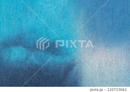 抽象的な青色の水彩風な和紙の背景素材 120733662