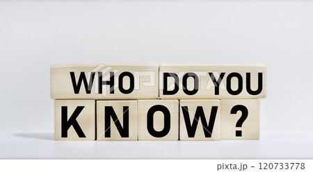 Wooden cubes with the inscription How do you know on a white background. Wooden cubes with the inscription How do you know on a white background. 120733778