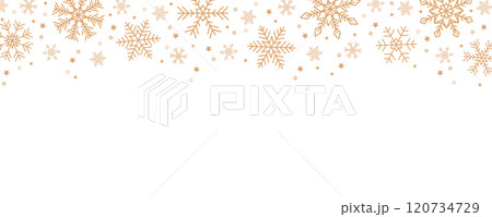 bright banner christmas card with snowflake border vector illustration bright banner christmas card with snowflake border vector illustration 120734729
