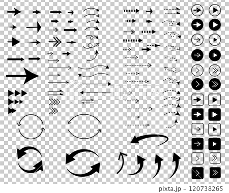 各種矢印套裝 各種矢印套裝 120738265