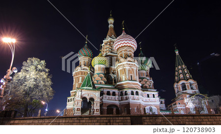 Back side of St. Basils cathedral timelapse hyperlapse in Moscow, Russia Back side of St. Basils cathedral timelapse hyperlapse in Moscow, Russia 120738903