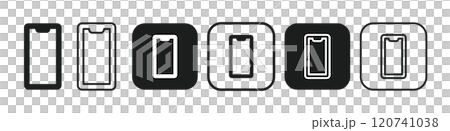 Smartphone, phone simple icon 120741038