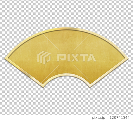 金色の扇型のラインのある背景素材 金色の扇型のラインのある背景素材 120741544