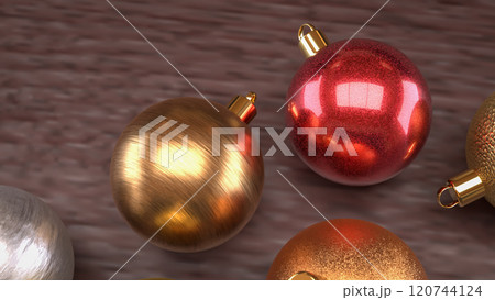 The Christmas decor Background for Holiday concept 3d rendering. 120744124