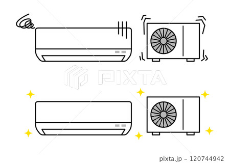 エアコンと室外機のセット（中古/新品） 120744942