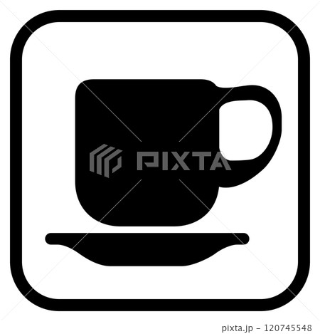 カフェのアイコン 120745548