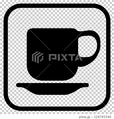 カフェのアイコン 120745548