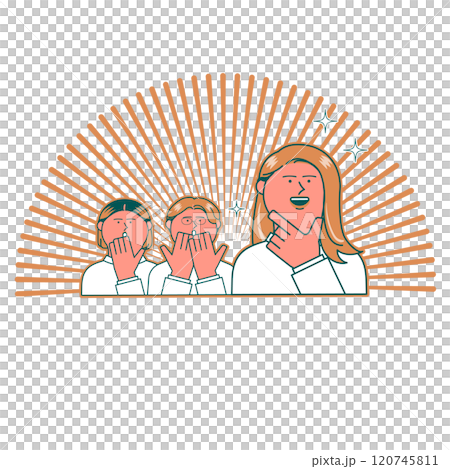 Illustration of a reliable woman 120745811