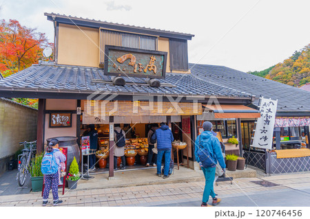 高尾山 清滝駅前 土産物店 高尾山 清滝駅前 土産物店 120746456