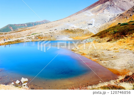 北海道紀行 9月下旬の旭岳 紅葉の旭岳 秋の旭岳北海道紀行 北海道紀行 9月下旬の旭岳 紅葉の旭岳 秋の旭岳北海道紀行 120746856