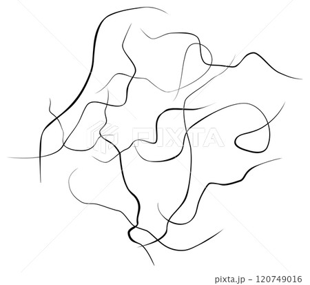 縮れた毛 縮れた毛 120749016