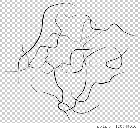 縮れた毛 縮れた毛 120749016