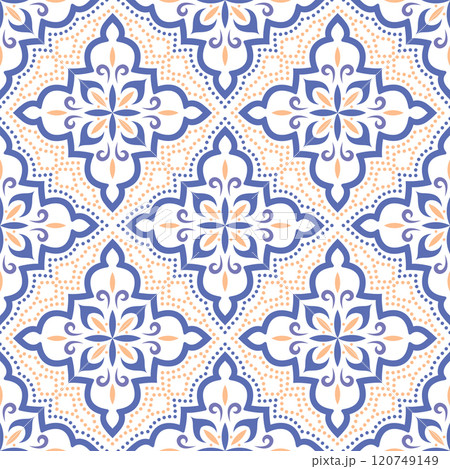 Seamless traditional colorful background pattern Seamless traditional colorful background pattern 120749149