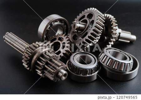 Metal gear wheel engine car and bike, mechanic industry. Metal gear wheel engine car and bike, mechanic industry. 120749565