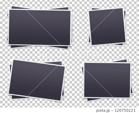 素材集，包含 3 張不同尺寸的照片，一張疊放在另一張上面 120750221