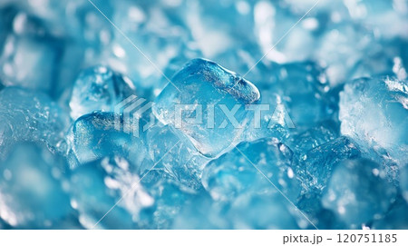 涼しげな氷の背景 120751185