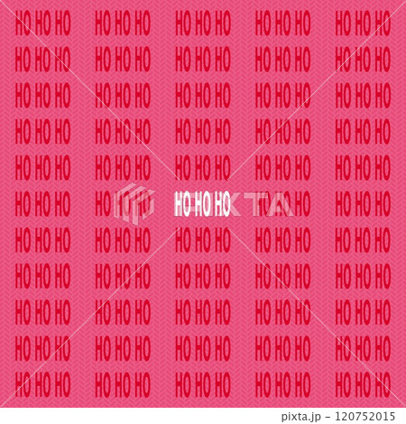 クリスマス　ho ho ho　ヘリンボーン 120752015