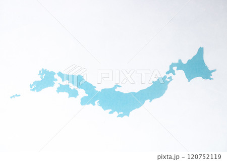 ペーパークラフトの日本列島 120752119