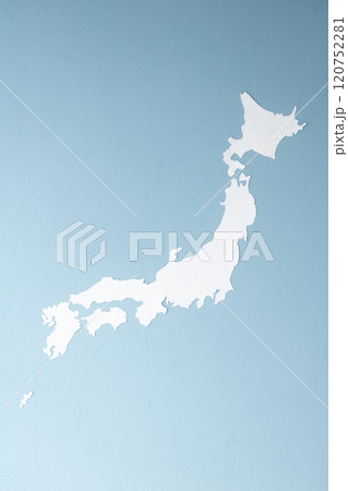 ペーパークラフトの日本列島 120752281